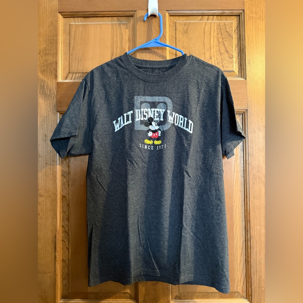 dark gray walt disney world shirt